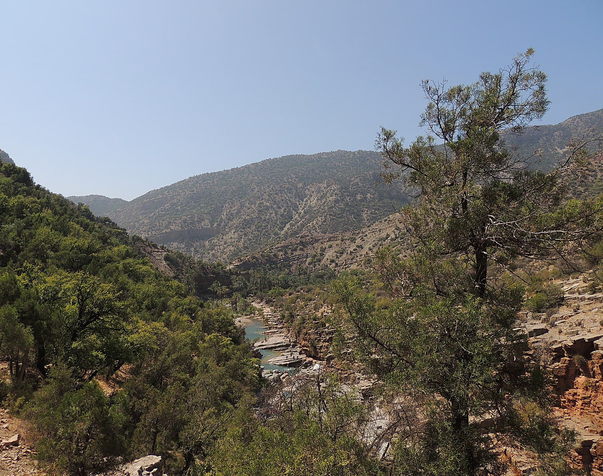 Coastal landscape near Tamraght, Morocco